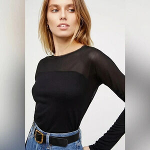 We the Free Save Tonight Mesh Top